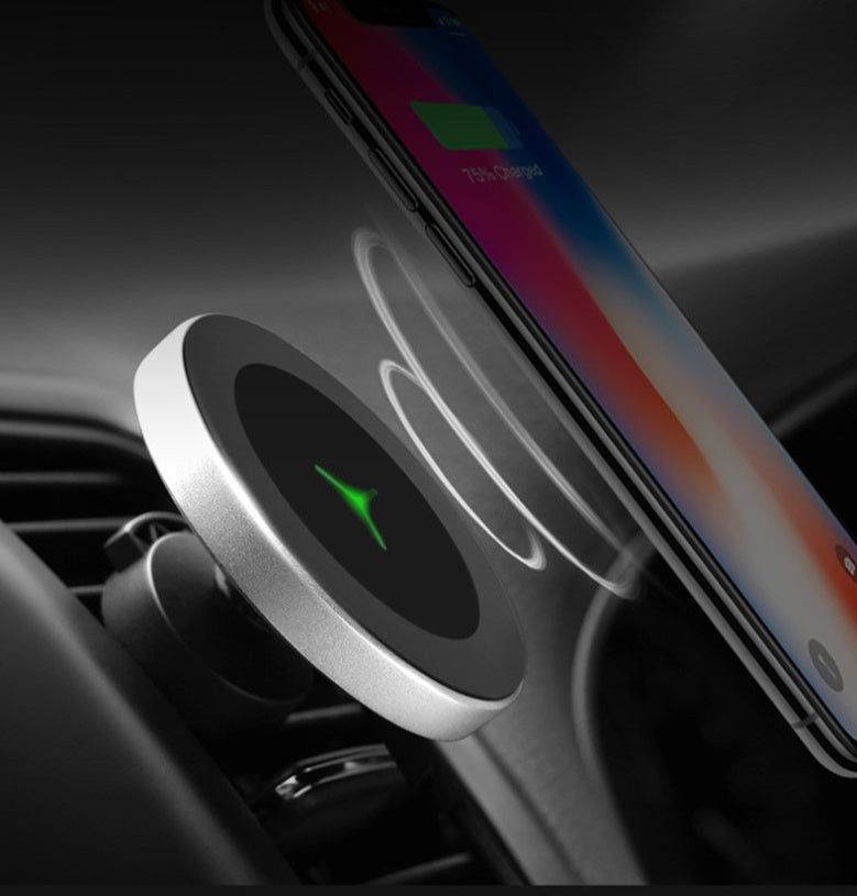 Wireless Car Charger Mount – Adjustable 360° Rotation for Smartphones | Fast Charging & Hands-Free Convenience